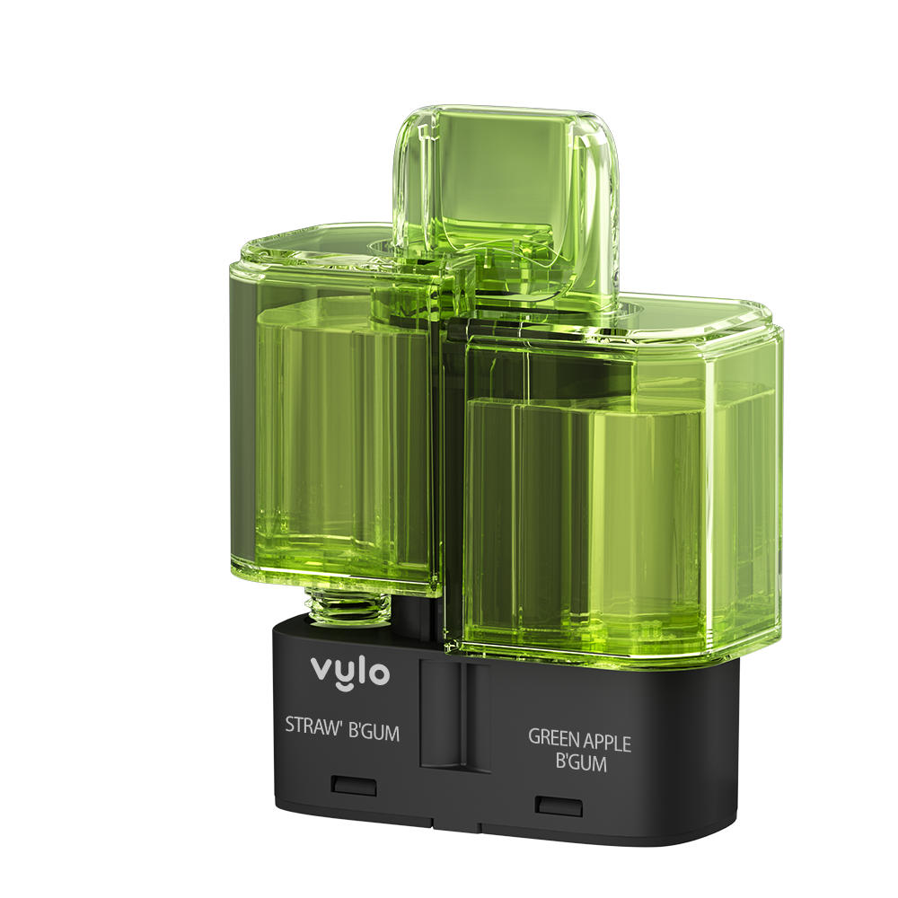 Buy Vylo Duo 35k Prefilled Pods Box of 5 Straw'B Gum Green Apple B'Gum