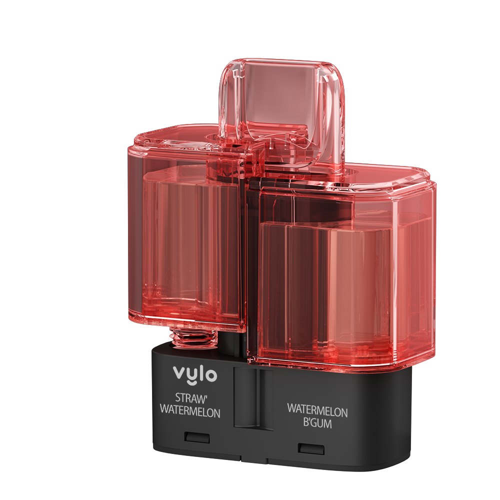 Buy Vylo Duo 35k Prefilled Pods Box of 5 Straw' Watermelon Watermelon B'Gum