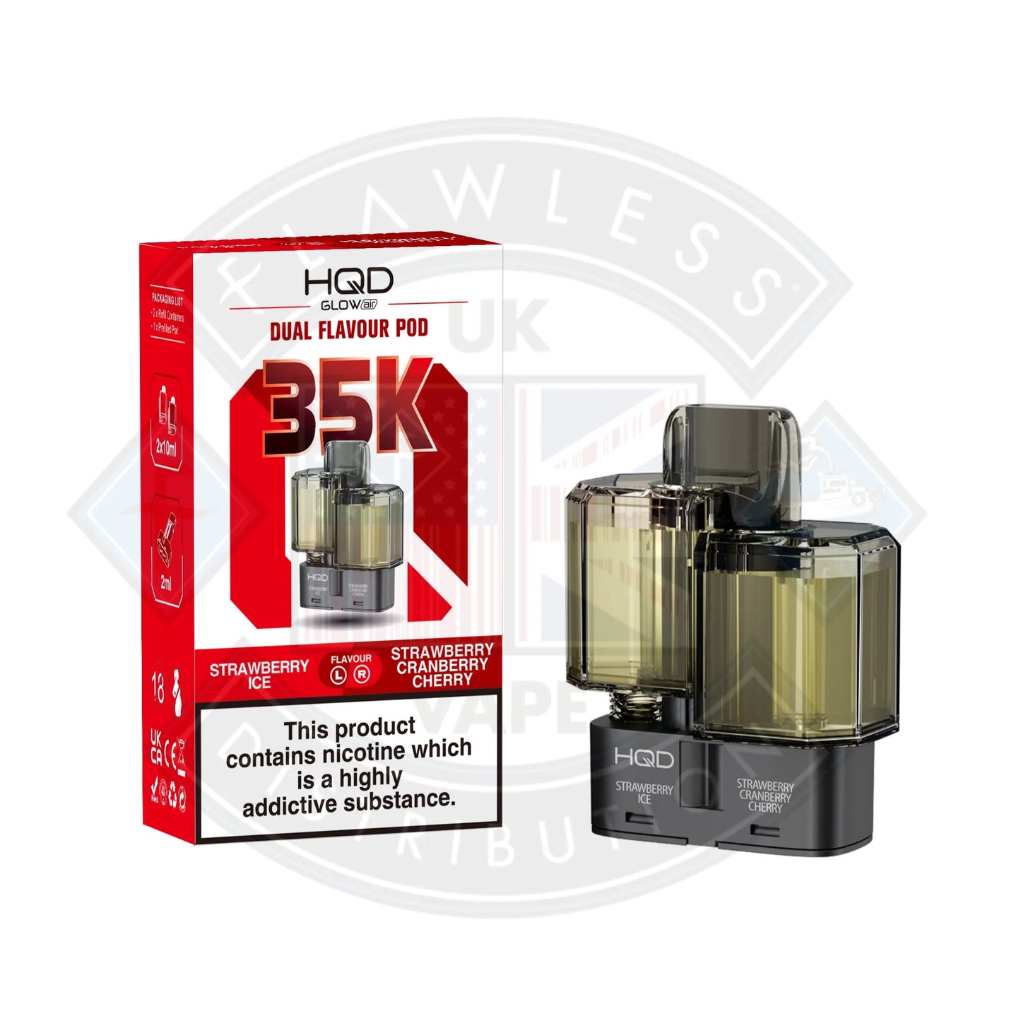 Buy HQD Glow Air 35K Refill Pods