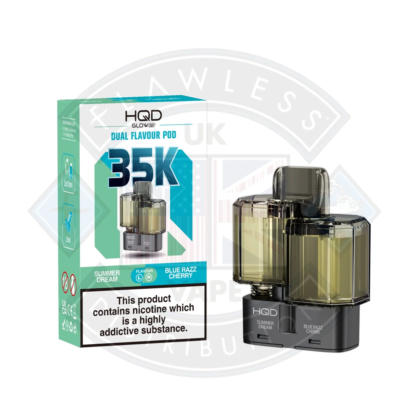 Buy HQD Glow Air 35K Refill Pods