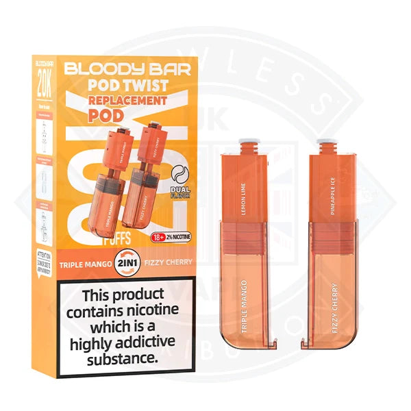 Buy Bloody Bar Pod Twist 20K Prefilled Pods + Refill Containers