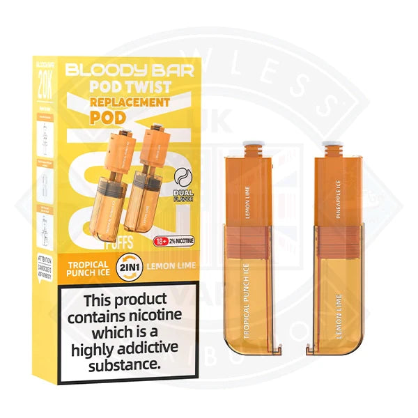 Buy Bloody Bar Pod Twist 20K Prefilled Pods + Refill Containers