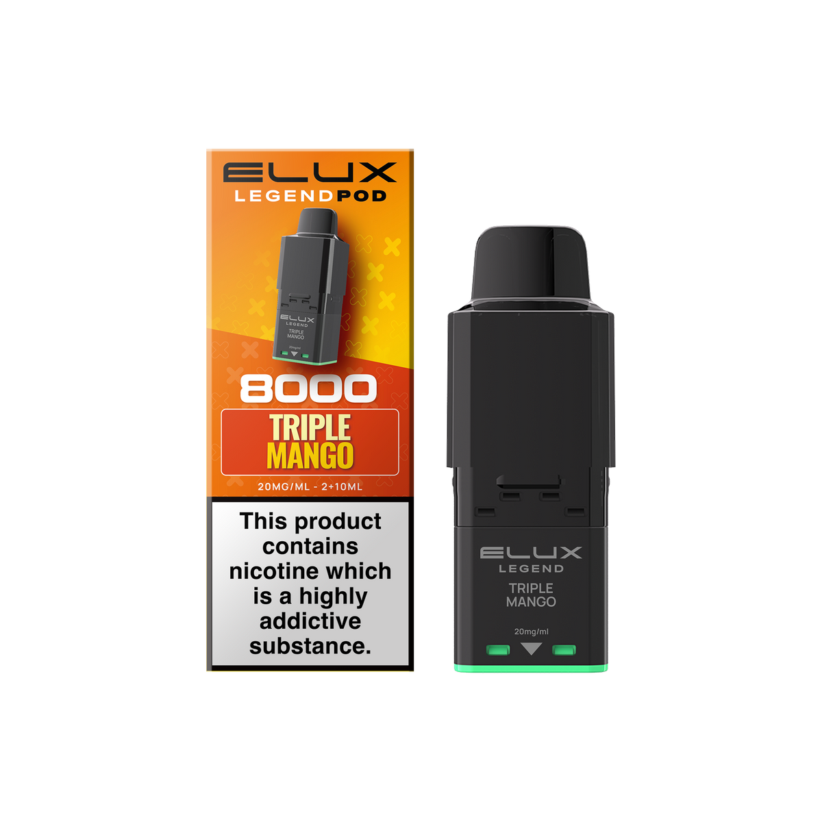 Buy Elux Legend 8000 Refill Pods Box of 5 Triple Mango