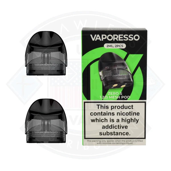 Buy Vaporesso Zero S Replacement Pods 2PACK