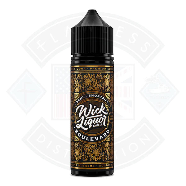 Buy Wick Liquor Boulevard 0mg 50ml Shortfill E-liquid