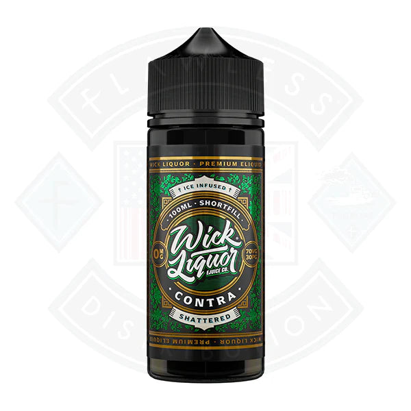 Buy Wick Liquor Contra Shattered 0mg 100ml Shortfill E-liquid