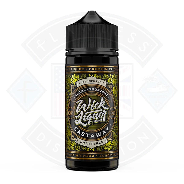 Buy Wick Liquor Castaway Shattered 0mg 100ml Shortfill E-liquid