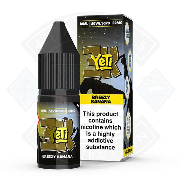 Buy Yeti 3k Bar Salt- Breezy Banana 10ml E Liquid