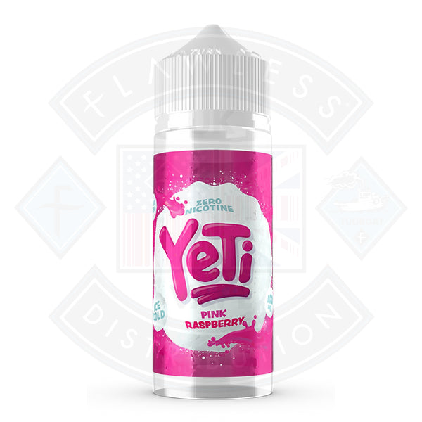 Buy Yeti Ice Cold Pink Raspberry 0mg 100ml Shortfill E-Liquid