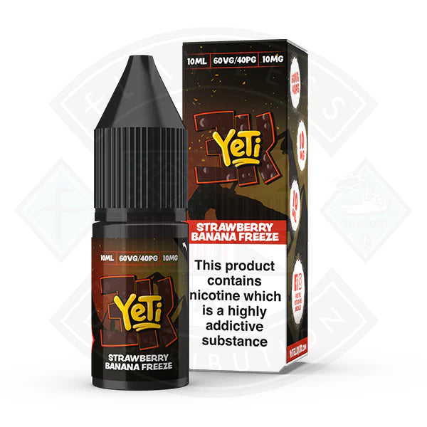 Buy Yeti 3k Bar Salt-Strawberry Banana Freeze 10ml E Liquid