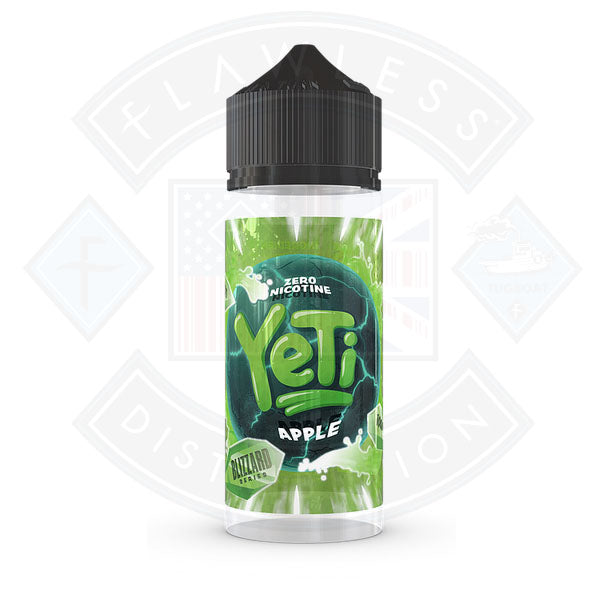Buy Yeti Blizzard Apple 0mg 100ml Shortfill E-Liquid