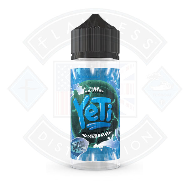 Buy Yeti Blizzard Blueberry 0mg 100ml Shortfill E-Liquid
