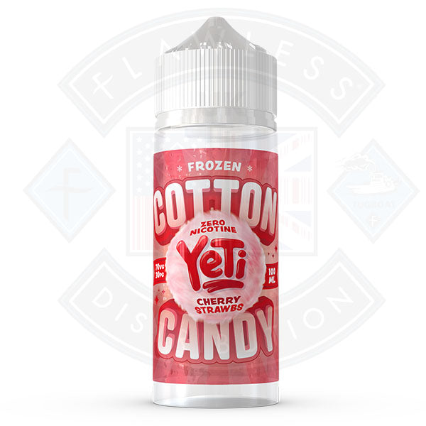 Buy Yeti Cotton Candy Frozen Cherry Strawbs 0mg 100ml Shortfill
