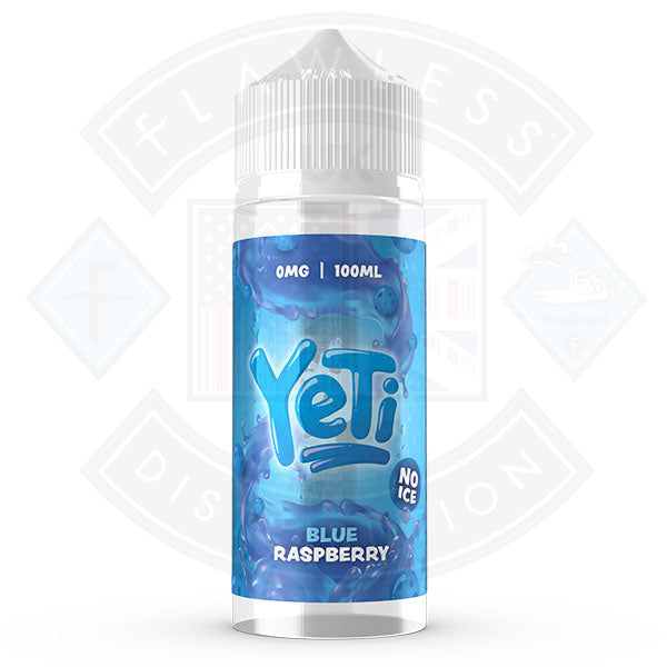 Buy Yeti Defrosted - Blue Raspberry No Ice 100ml 0mg Shortfill E-Liquid