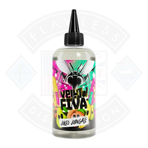 Buy Yellow Fiva Jugo Jungale 0mg 200ml Shortfill E-Liquid
