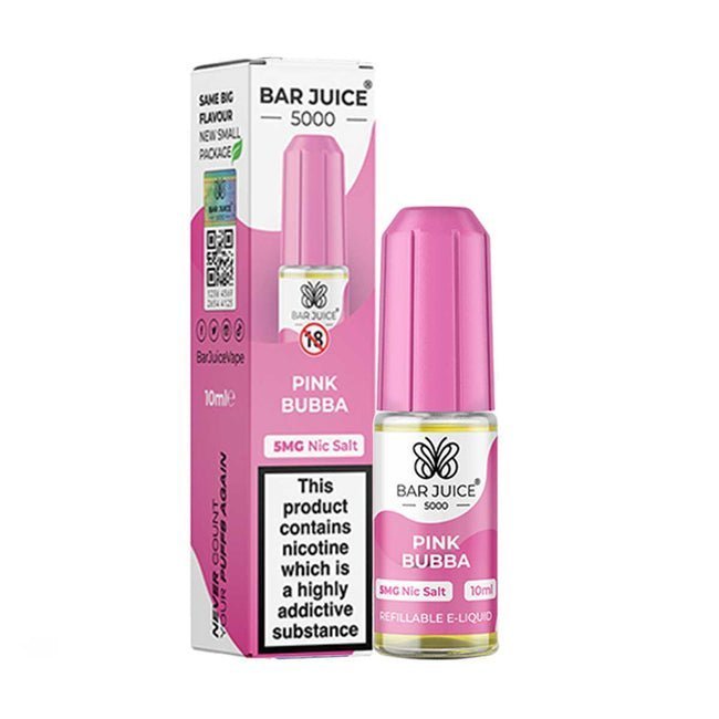 Buy Bar Juice 5000 10ml Nic Salt - Pack of 10 Pink Bubba*New*