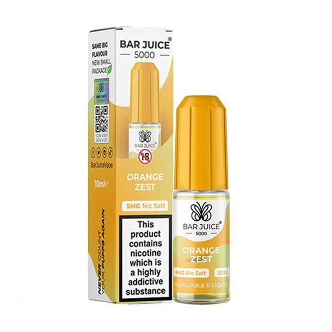 Buy Bar Juice 5000 10ml Nic Salt - Pack of 10 Orange Zest *New*