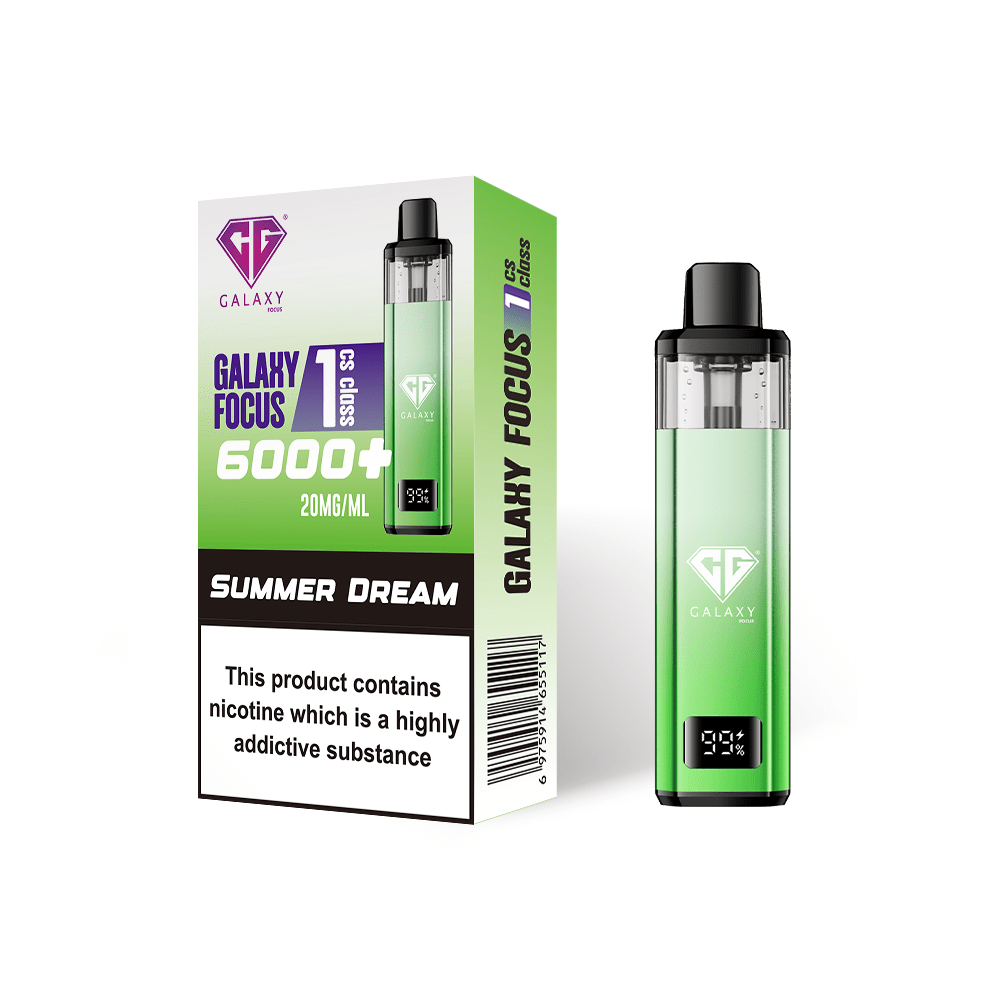 Buy Crystal Galaxy Focus 6000 Vape Kit Box of 5 Summer Dream