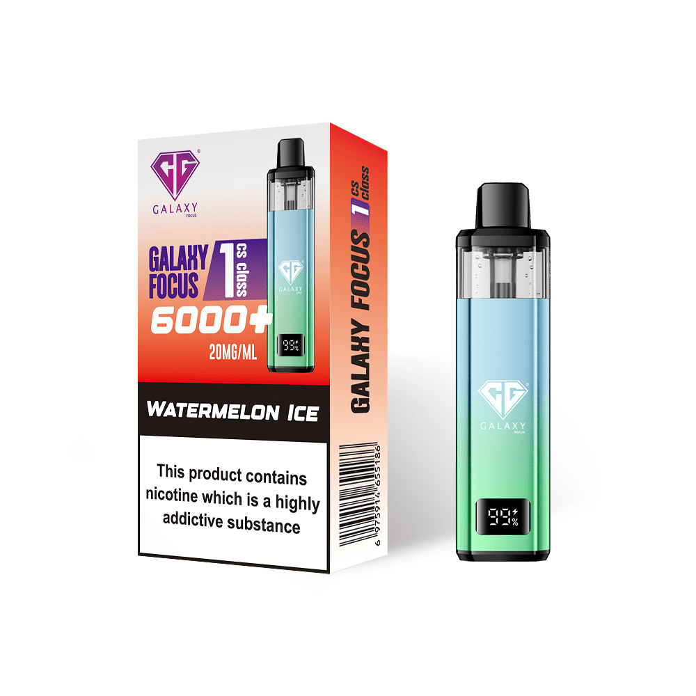 Buy Crystal Galaxy Focus 6000 Vape Kit Box of 5 Watermelon Ice