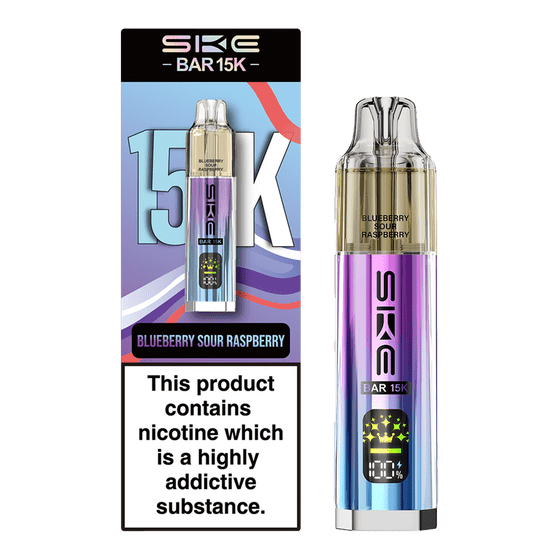 Buy Ske Bar 15k Prefilled Pod Vape Kit Box of 5 Blue Sour Raspberry