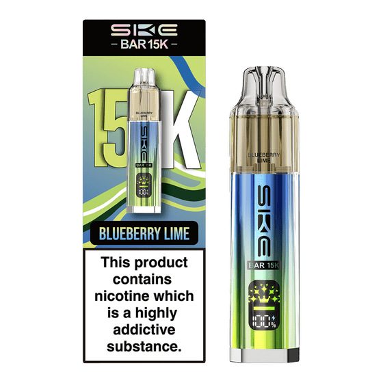 Buy Ske Bar 15k Prefilled Pod Vape Kit Box of 5 Blueberry Lime