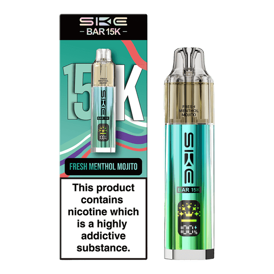 Buy Ske Bar 15k Prefilled Pod Vape Kit Box of 5 Fresh Menthol Mojito