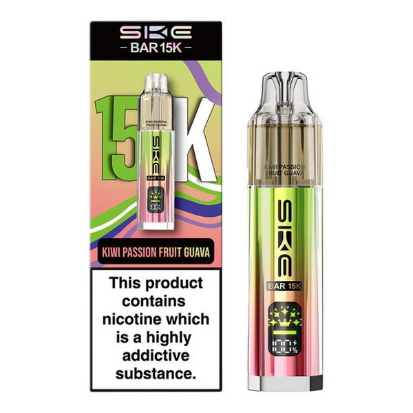 Buy Ske Bar 15k Prefilled Pod Vape Kit Box of 5 Kiwi Passionfruit Guava