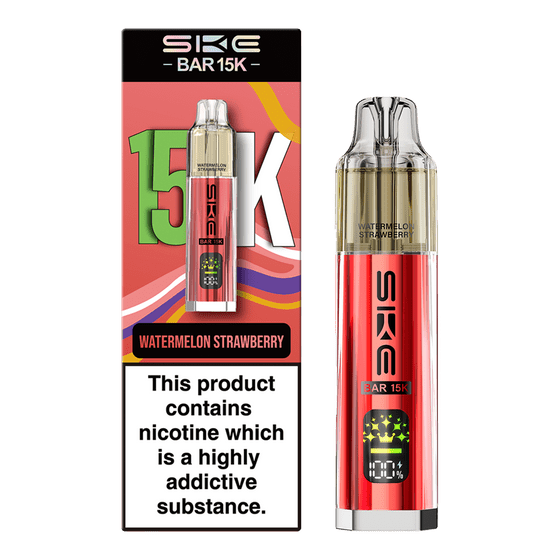 Buy Ske Bar 15k Prefilled Pod Vape Kit Box of 5 Watermelon Strawberry