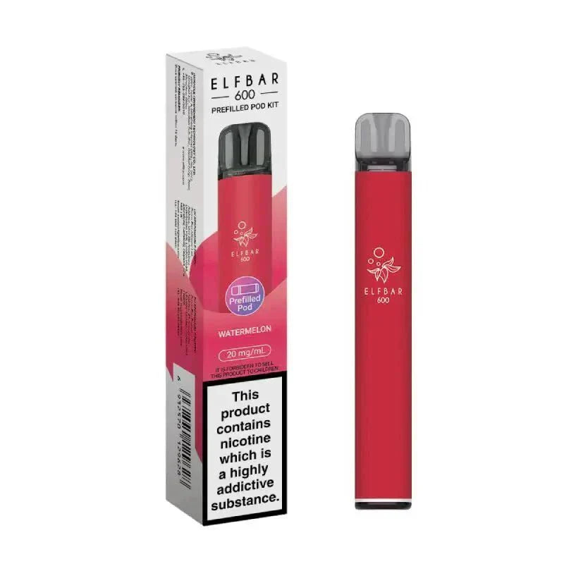 Buy Elf Bar 600 Prefilled Pod Kit Pack of 5 Watermelon