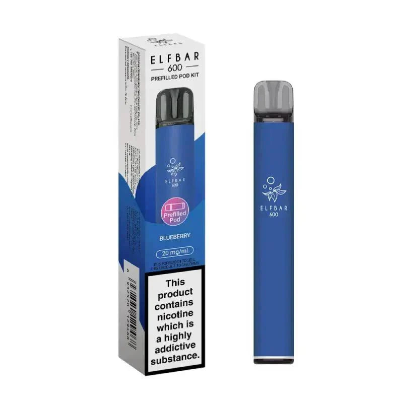 Buy Elf Bar 600 Prefilled Pod Kit Pack of 5 Blueberry