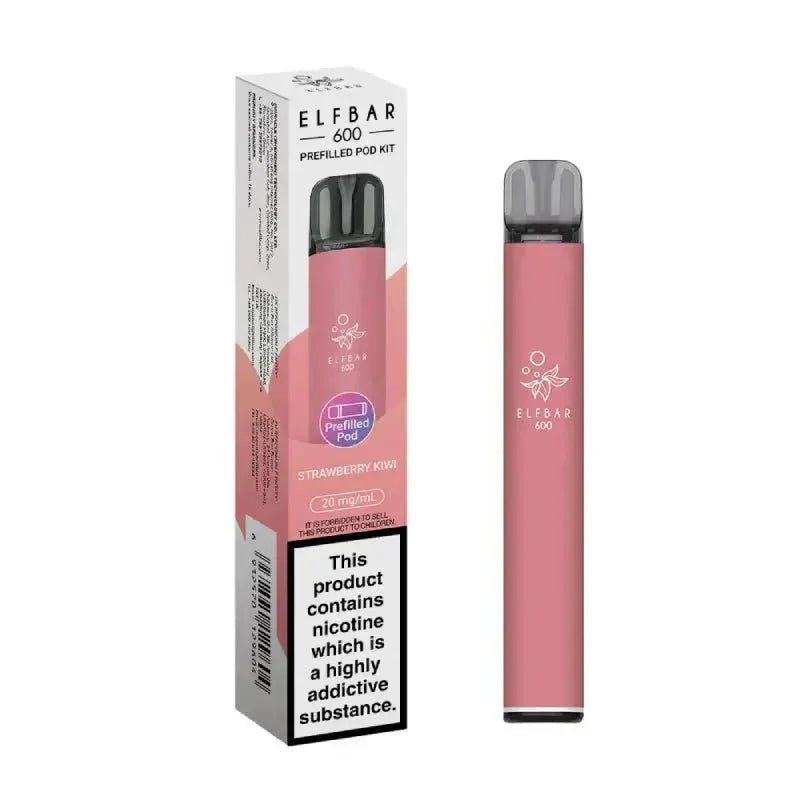 Buy Elf Bar 600 Prefilled Pod Kit Pack of 5 Strawberry Kiwi