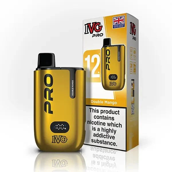 Buy IVG Pro 10K Prefilled Vape Pod Kit Box of 5 Double Mango