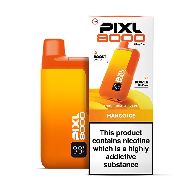 Buy PIXL 8000 Prefilled Pod Vape Kit Pack of 5 Mango Ice