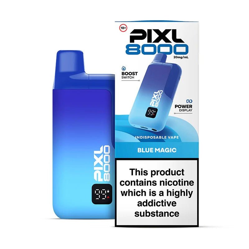 Buy PIXL 8000 Prefilled Pod Vape Kit Pack of 5 Blue Magic