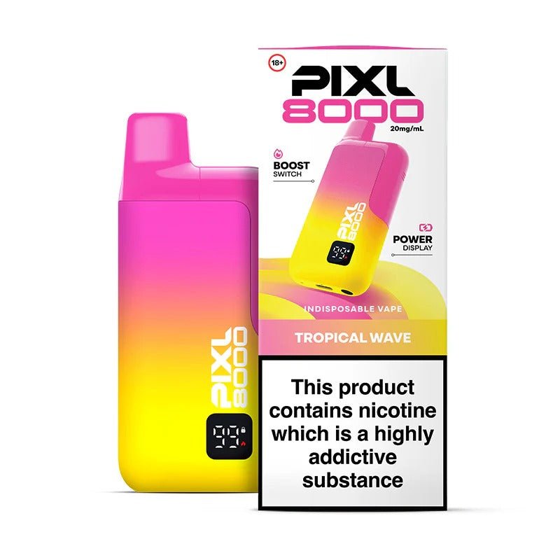 Buy PIXL 8000 Prefilled Pod Vape Kit Pack of 5 Tropical Wave