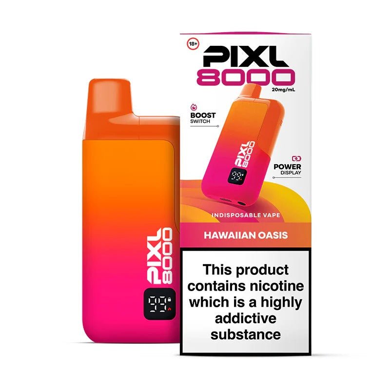 Buy PIXL 8000 Prefilled Pod Vape Kit Pack of 5 Hawaiian Oasis
