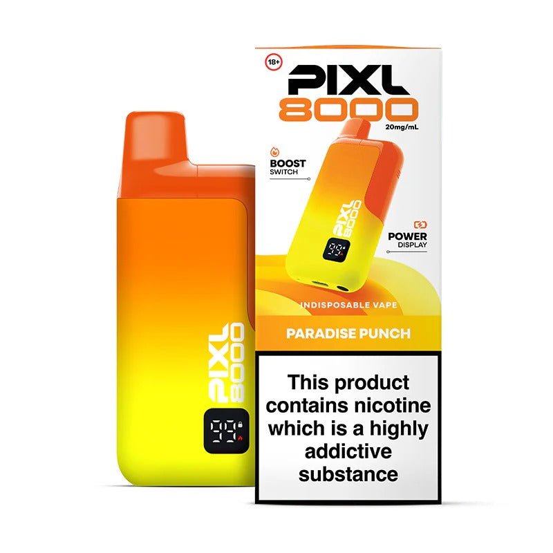Buy PIXL 8000 Prefilled Pod Vape Kit Pack of 10 Paradise Punch