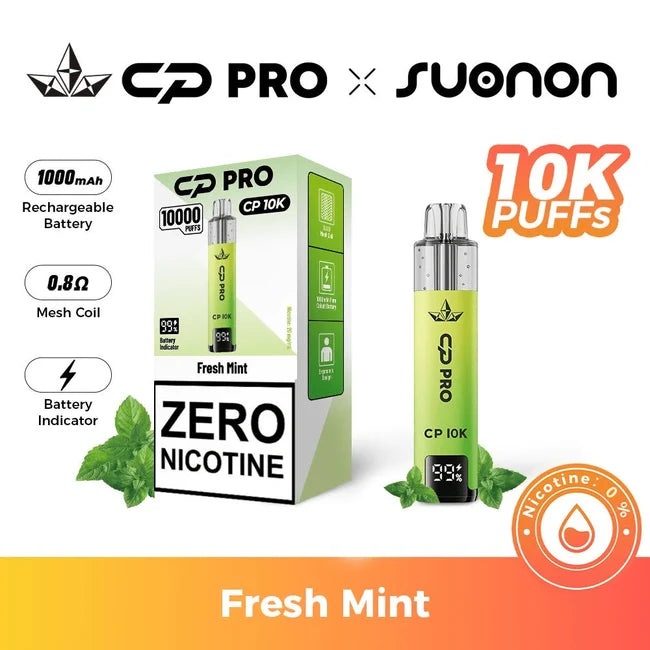 Buy CP PRO CP 10K Kit – 0mg Nicotine Box of 5 Fresh Mint
