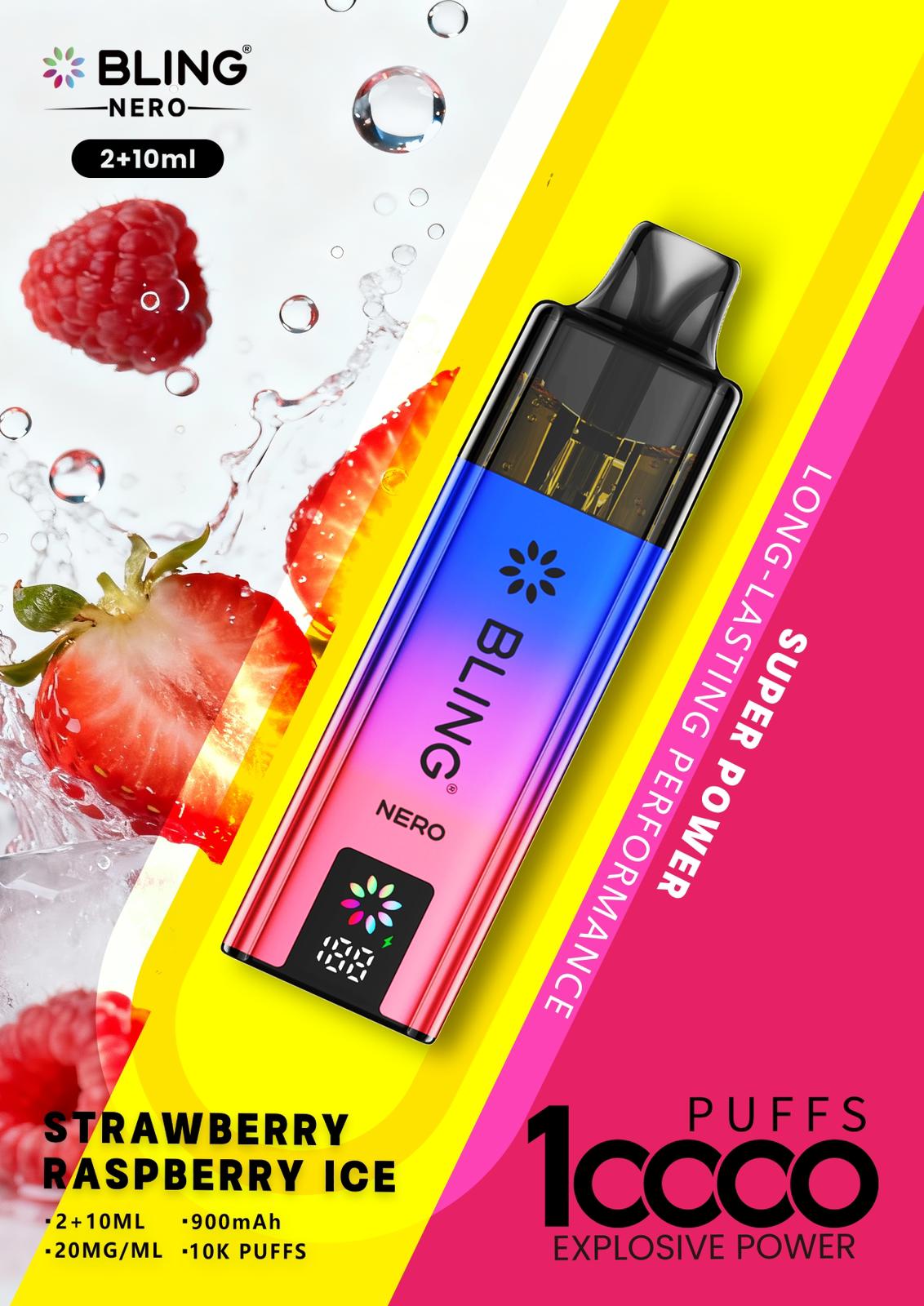 Buy Crystal Bling Nero 10k Vape Kit Box of 5