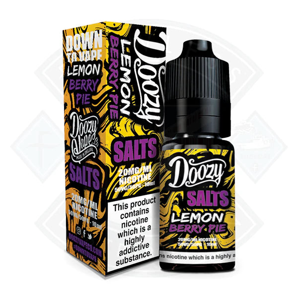 Buy Doozy Vape Salts Lemon Berry Pie 50/50 10ml e-liquid