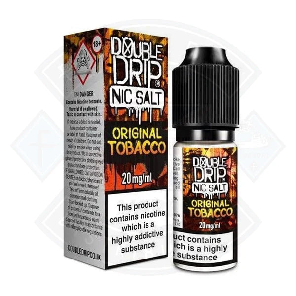 Buy Double Drip Nic Salt Original Tobacco 10ml E-liquid