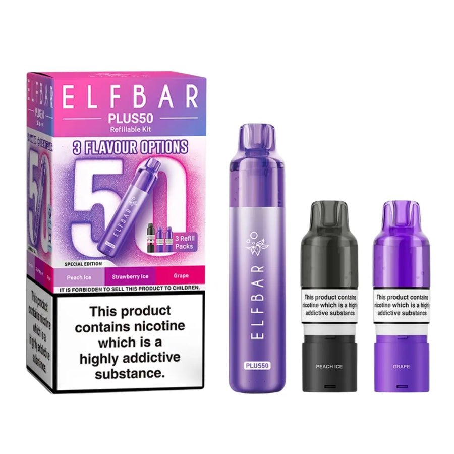 Buy Elf Bar Plus 50 Vape Kit (Pack of 5) Special Edition