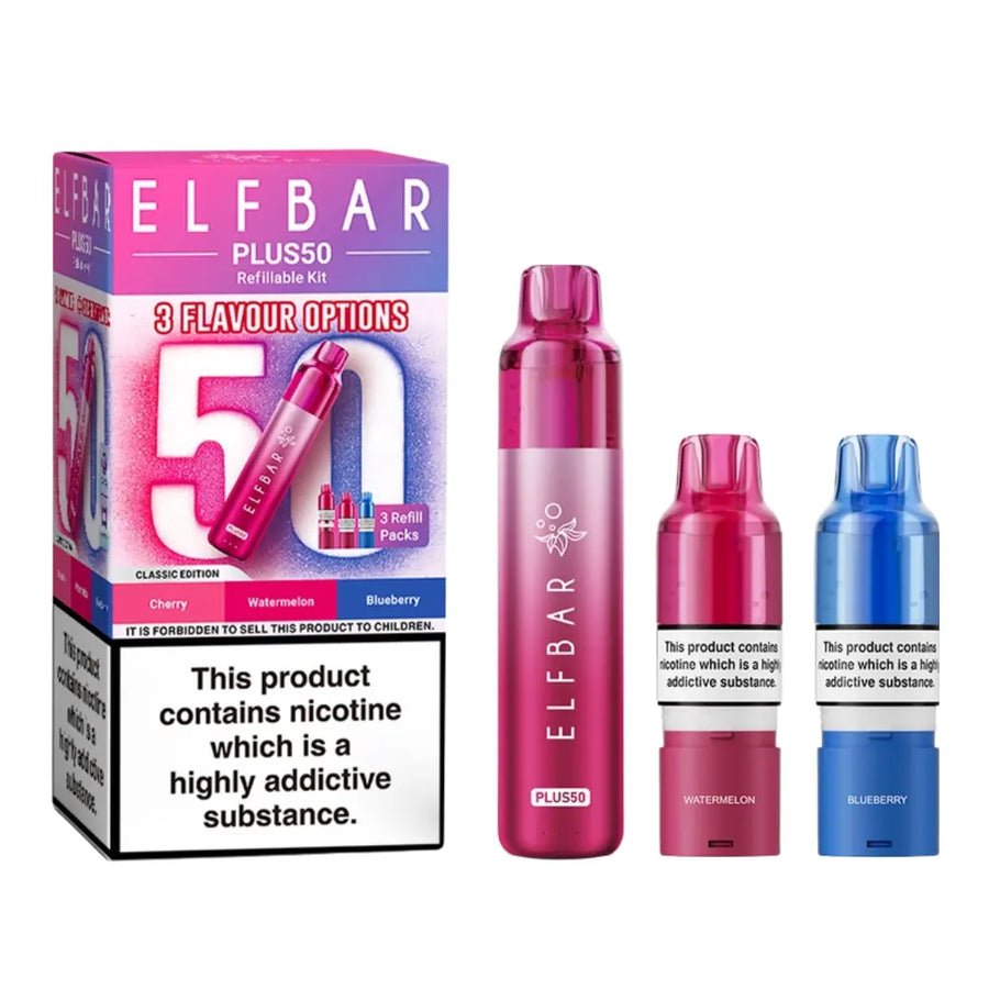 Buy Elf Bar Plus 50 Vape Kit (Pack of 5) Classic Edition