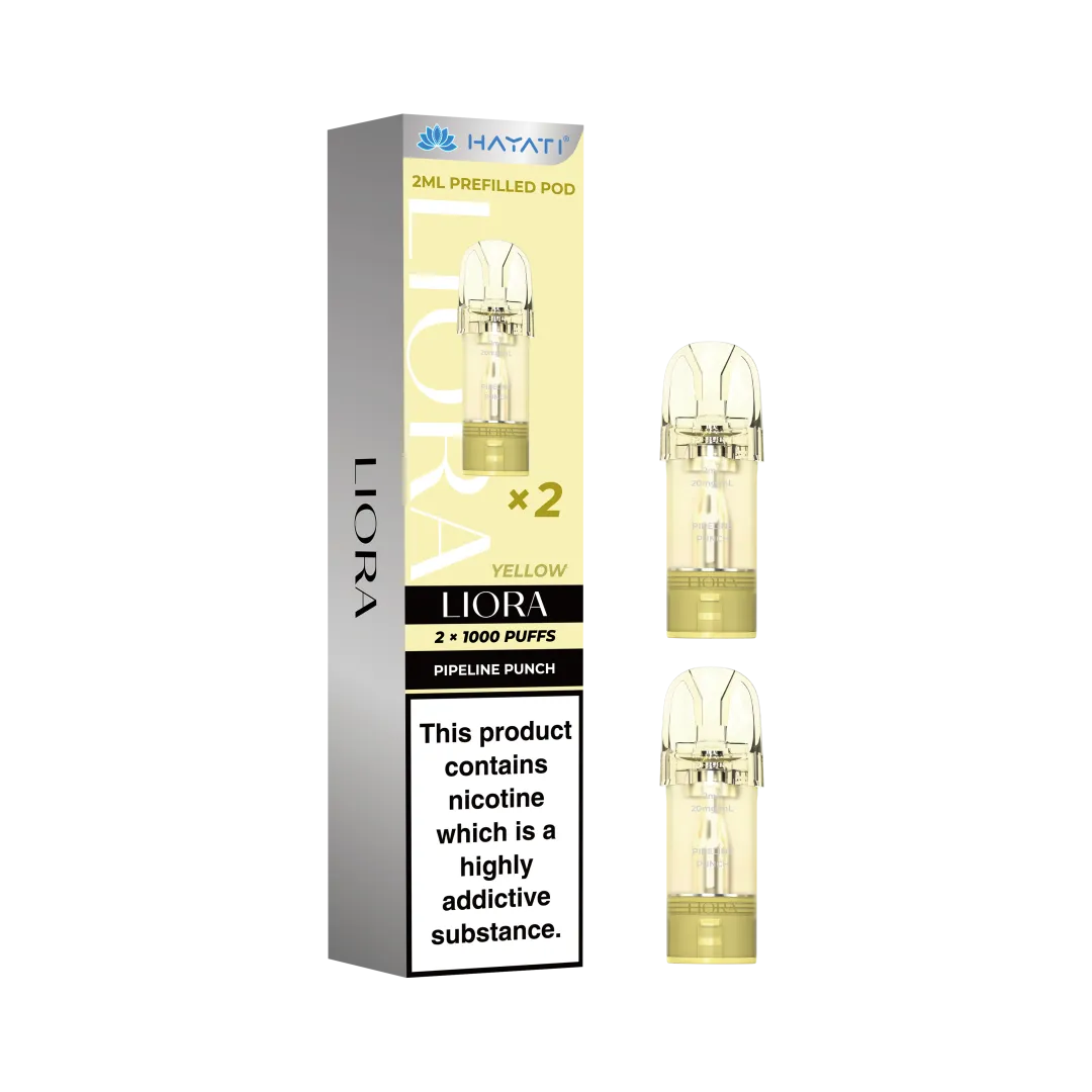Buy Hayati Liora Prefilled Pods Pipeline Punch (Yellow)