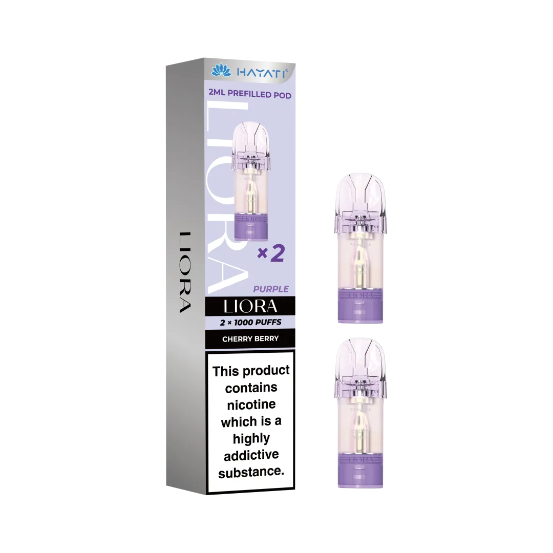 Buy Hayati Liora Prefilled Pods Cherry Berry (Purple)