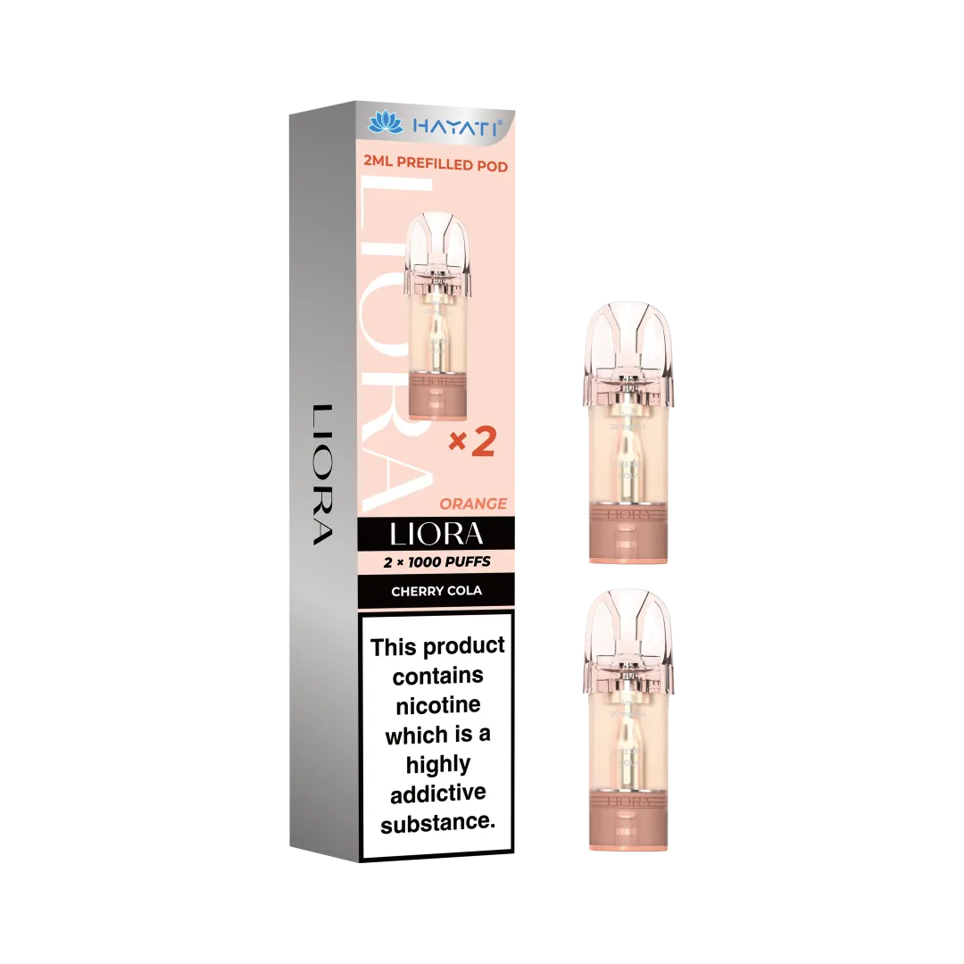 Buy Hayati Liora Prefilled Pods Cherry Cola (Orange)