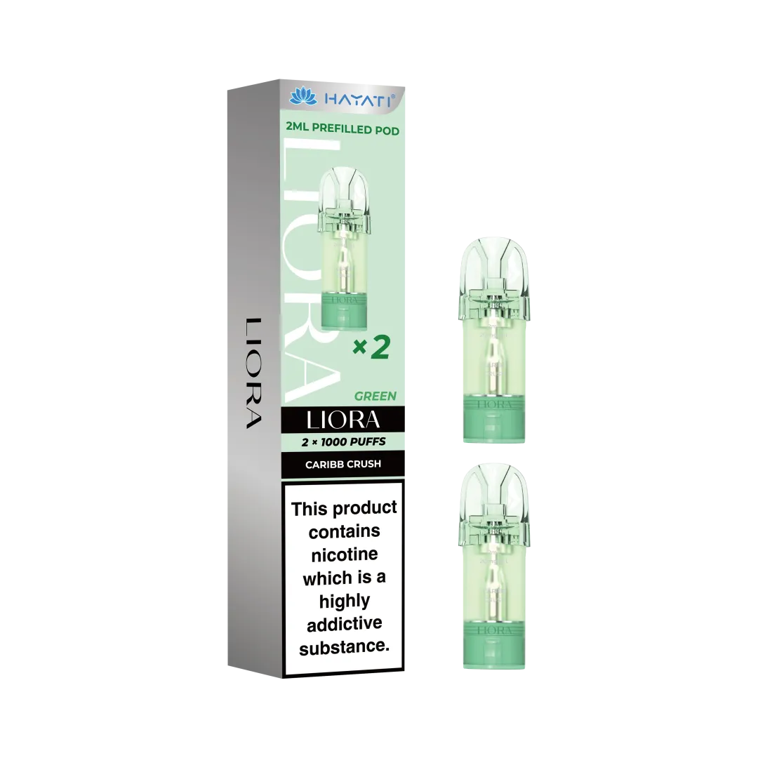 Buy Hayati Liora Prefilled Pods Caribb Crush (Green)