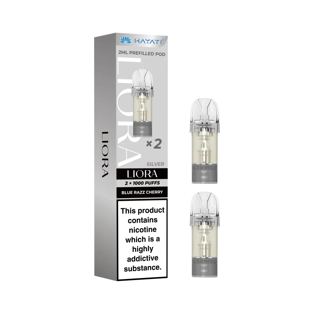 Buy Hayati Liora Prefilled Pods Blue Razz Cherry (Silver)