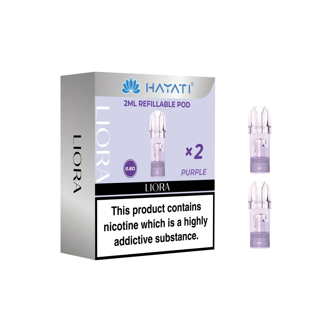 Buy Hayati Liora Refillable Empty Pods Purple