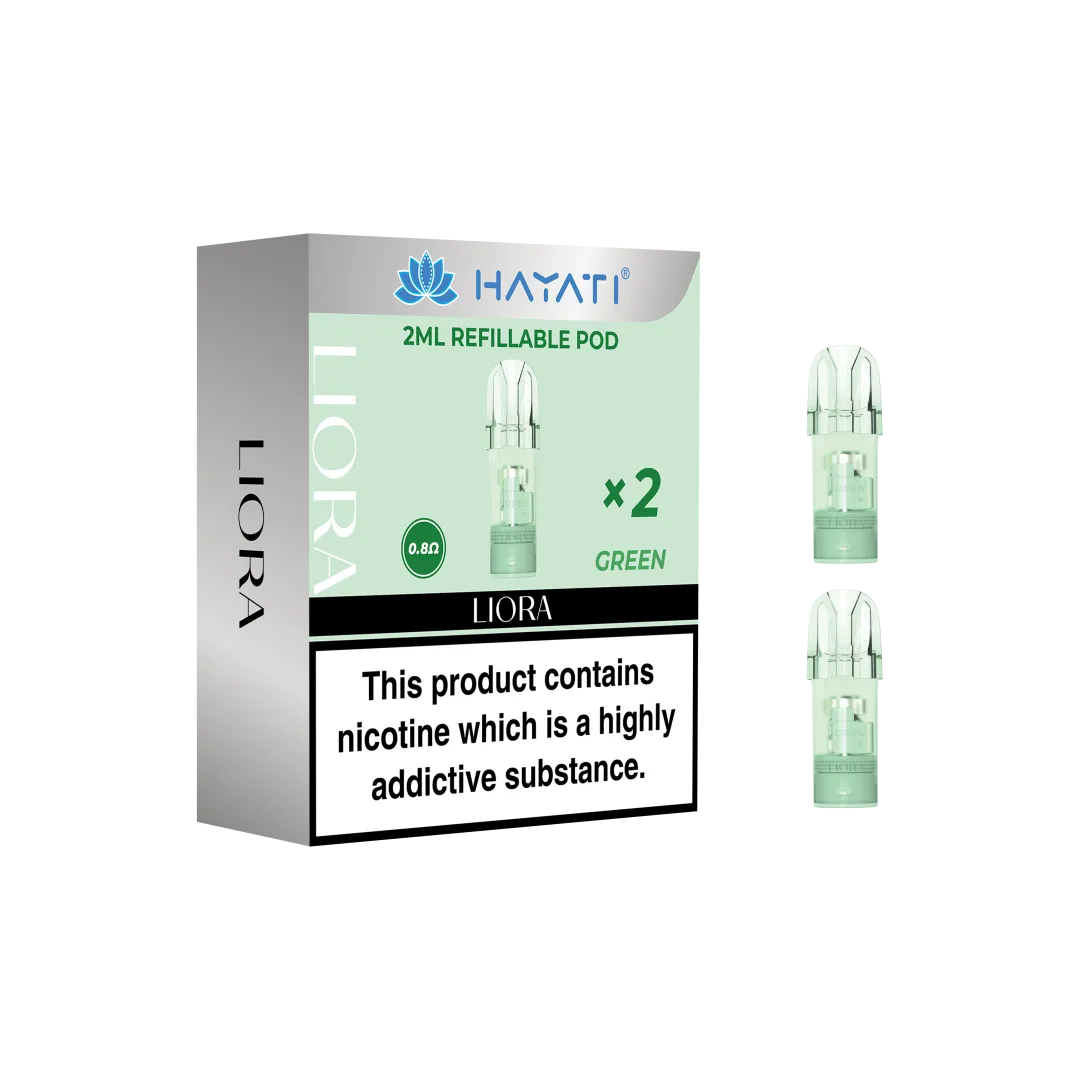 Buy Hayati Liora Refillable Empty Pods Green